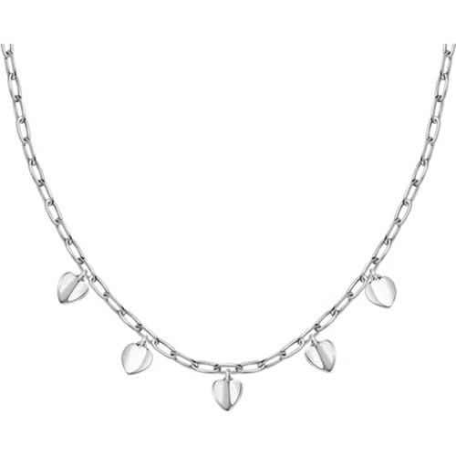Collana Morellato da donna in acciaio con cuori stilizzati